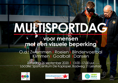 Banner multisportdag Lelystad